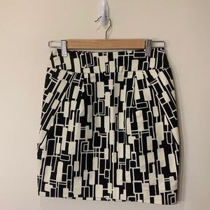 70s Print Retro Mini Skirt